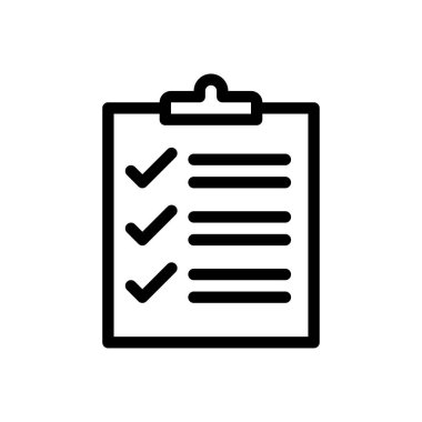 Şeffaf bir arkaplan üzerinde pano vektör çizimi. Premium kalite semboller. Konsept ve grafik tasarım için ince çizgi simgesi.