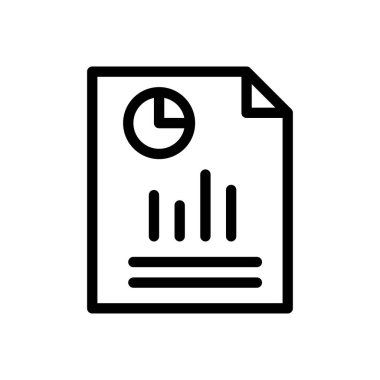 Şeffaf bir arkaplan üzerinde vektör illüstrasyonunu raporla. Premium kalite sembolleri. Konsept ve grafik tasarım için ince çizgi simgesi. 