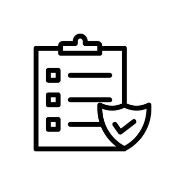 Şeffaf bir arkaplan üzerinde pano vektör çizimi. Premium kalite semboller. Konsept ve grafik tasarım için ince çizgi simgesi.