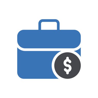 Şeffaf bir arkaplan üzerinde çanta vektör illüstrasyonu. Konsept ve grafik tasarımı için en iyi kalite semboller.. 