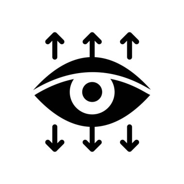Şeffaf bir arkaplan üzerinde göz vektör çizimi. Konsept ve grafik tasarımı için özel kalite semboller..