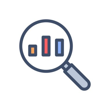 Şeffaf bir arkaplan üzerinde arama vektörü illüstrasyonu. Konsept ve grafik tasarımı için premium kalite simgeleri..