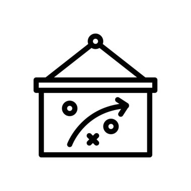 Saydam bir arkaplan üzerinde stratejik vektör çizimi. Premium kalite sembolleri. Konsept ve grafik tasarım için ince çizgi simgesi.
