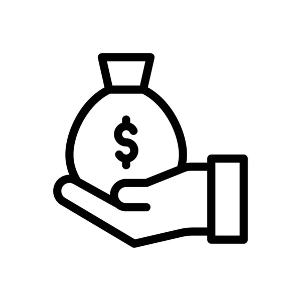 Ilustración Vector Dólar Sobre Fondo Transparente Símbolos Calidad Premium Icono — Archivo Imágenes Vectoriales
