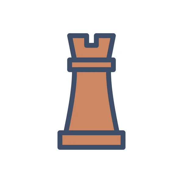 Vektorová Ilustrace Věže Průhledném Pozadí Symboly Prvotřídní Kvality Ikona Tahu — Stockový vektor