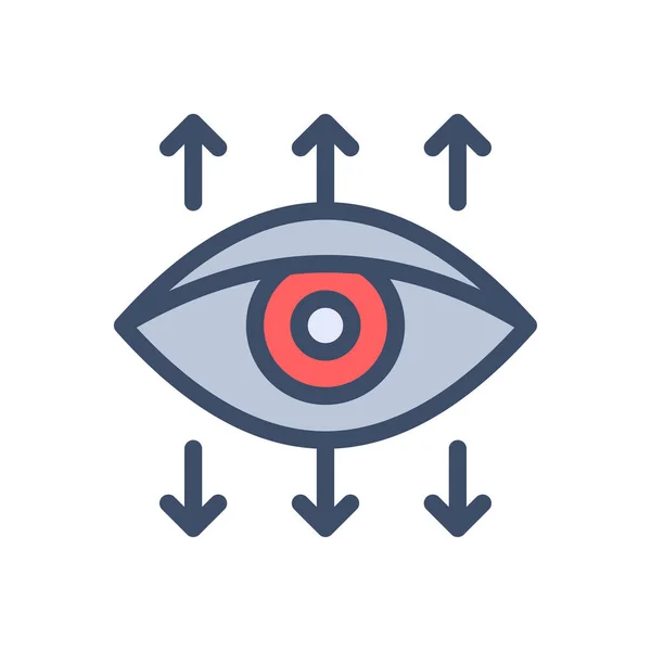 Illustration Vectorielle Des Yeux Sur Fond Transparent Symboles Qualité Premium — Image vectorielle