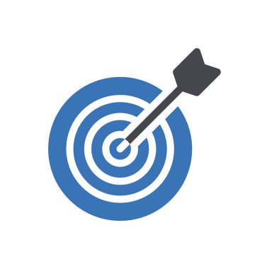 Şeffaf bir arkaplan üzerinde Dart vektör çizimi. Konsept ve grafik tasarımı için mükemmel kalite semboller..