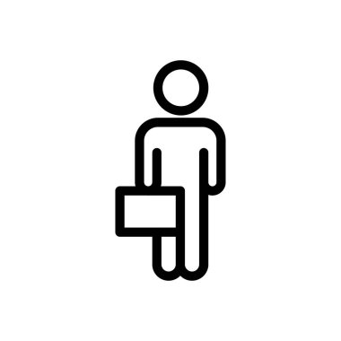 Saydam bir arkaplan üzerinde avatar vektör çizimi. Premium kalite sembolleri. Konsept ve grafik tasarım için ince çizgi simgesi.