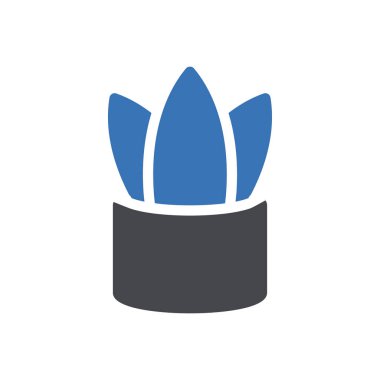 Saydam bir arkaplan üzerinde kaktüs vektör illüstrasyonu. Konsept ve grafik tasarımı için özel kalite semboller..