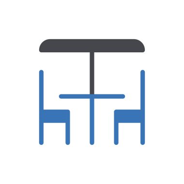 Şeffaf bir arkaplan üzerindeki kafe vektör çizimi. Konsept ve grafik tasarımı için mükemmel kalite sembolleri..