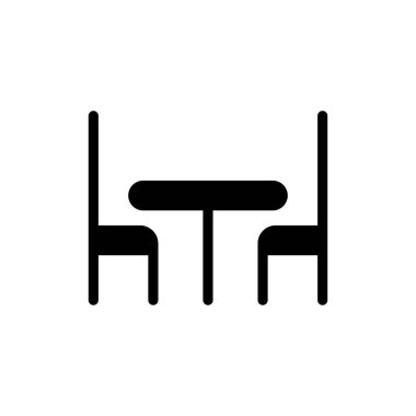 Şeffaf bir arkaplan üzerindeki kafe vektör çizimi. Konsept ve grafik tasarımı için mükemmel kalite sembolleri..