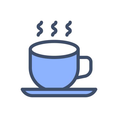 Saydam bir arkaplan üzerinde kahve vektörü çizimi. Konsept ve grafik tasarım için mükemmel kalite simgeleri.. 