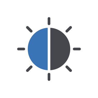 Şeffaf bir arkaplanda parlaklık vektör çizimi. Konsept ve grafik tasarımı için mükemmel kalite sembolleri..