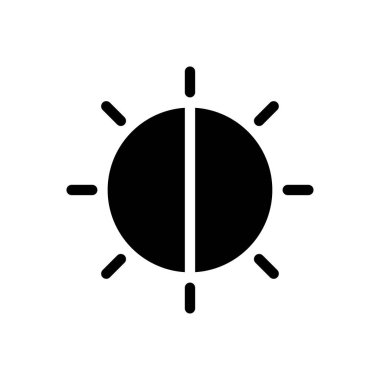 Şeffaf bir arkaplanda parlaklık vektör çizimi. Konsept ve grafik tasarımı için mükemmel kalite sembolleri..