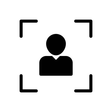 Saydam bir arkaplan üzerine kamera odaklı vektör illüstrasyonu. Konsept ve grafik tasarımı için mükemmel kalite sembolleri..