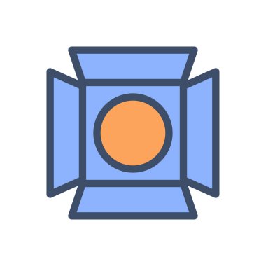 Şeffaf bir arkaplan üzerine odaklan vektör illüstrasyonu. Konsept ve grafik tasarımı için premium kalitesi simgeleri.. 