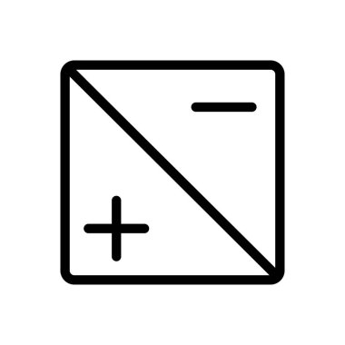 Şeffaf bir arkaplanda vektör illüstrasyonunu yakınlaştır. Premium kalite sembolleri. Konsept ve grafik tasarım için ince çizgi simgesi.