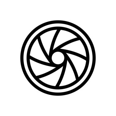 Şeffaf bir arkaplan üzerinde kamera vektör çizimi. Premium kalite semboller. Konsept ve grafik tasarım için ince çizgi simgesi. 