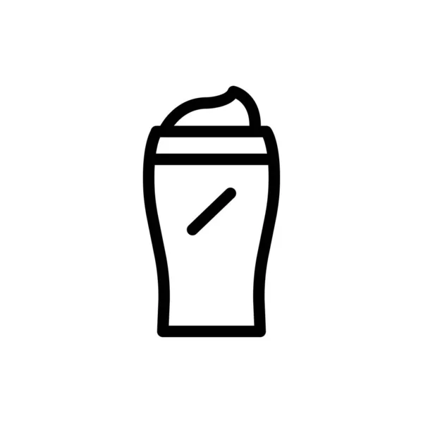 Kaffeevektor Illustration Auf Transparentem Hintergrund Symbole Premium Qualität Thin Line — Stockvektor