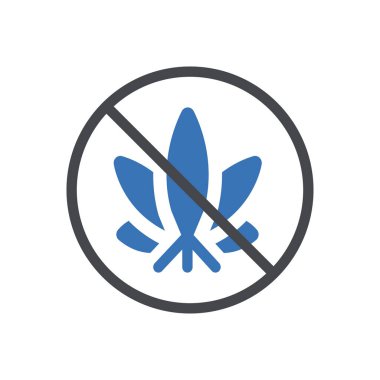 Şeffaf bir arkaplanda vektör illüstrasyonunu yasakla. Konsept ve grafik tasarımı için kaliteli semboller.. 