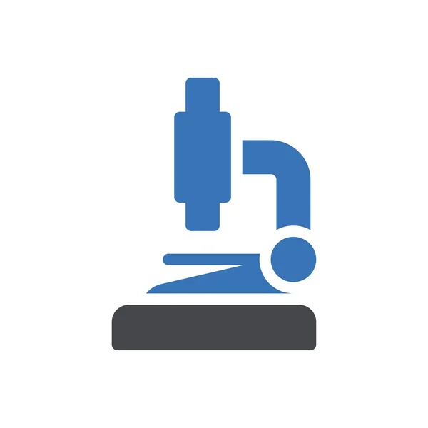 Microscope Vector Illustration Transparent Background Premium Quality Symbols Glyphs Icon — Stockvektor