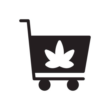 Şeffaf bir arkaplan üzerinde Trolley vektör çizimi. Konsept ve grafik tasarımı için en iyi kalite semboller..