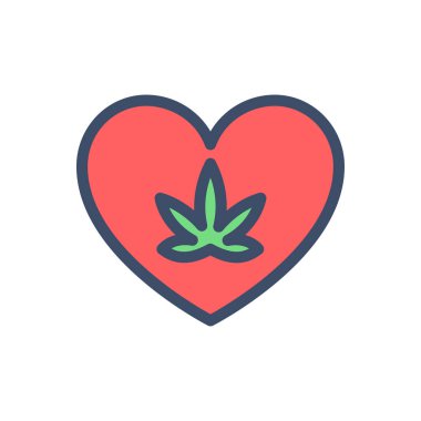 Şeffaf bir arkaplan üzerinde kalp vektör çizimi. Konsept ve grafik tasarım için kaliteli semboller.. 