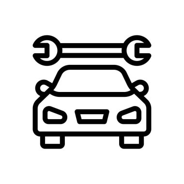 Şeffaf bir arkaplan üzerinde vektör illüstrasyonu ayarlanıyor. Konsept ve grafik tasarım için ince çizgi simgesi. 