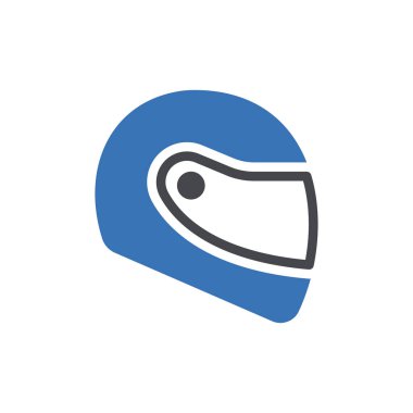 Şeffaf bir arkaplan üzerinde kask vektör çizimi. Konsept ve grafik tasarımı için mükemmel kalite semboller..