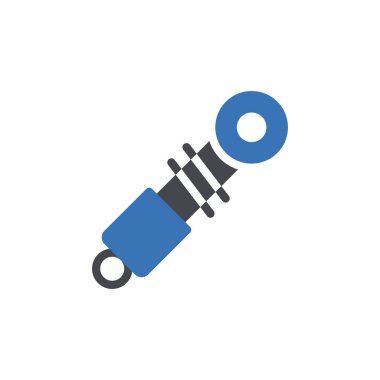 Şeffaf bir arkaplan üzerinde süspansiyon vektör çizimi. Konsept ve grafik tasarımı için mükemmel kalite sembolleri..