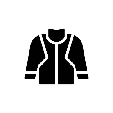 Şeffaf bir arkaplan üzerinde ceket vektör çizimi. Konsept ve grafik tasarım simgeleri için kaliteli semboller..