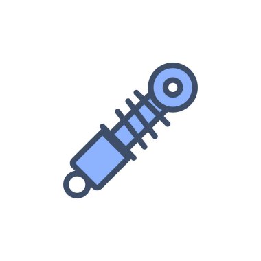 Şeffaf bir arkaplan üzerinde süspansiyon vektör illüstrasyonu. Konsept ve grafik tasarım için premium kalite simgeleri..