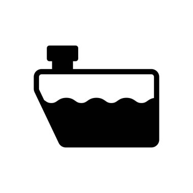 Saydam bir arkaplan üzerinde araba yağı vektör çizimi. Konsept ve grafik tasarım simgeleri için kaliteli semboller..