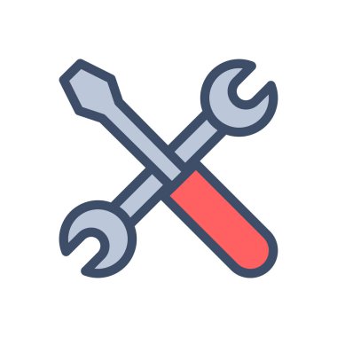 repair vector illustration on a transparent background.Premium quality symbols.Stroke icon for concept and graphic design.