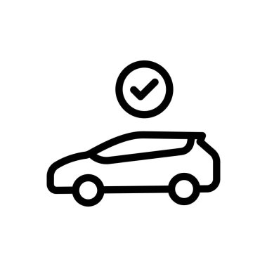 servis şeffaf bir arkaplan üzerinde vektör illüstrasyonu yaptı.Premium kalite sembolleri. Konsept ve grafik tasarım için ince çizgi simgesi.