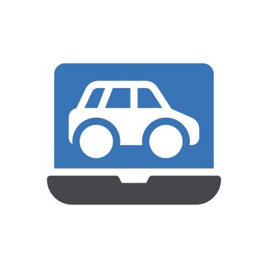 Şeffaf bir arkaplan üzerinde dizüstü bilgisayar vektör çizimi. Konsept ve grafik tasarım için en iyi kalite semboller..