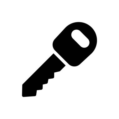 Şeffaf bir arkaplan üzerinde otomobil anahtar vektör illüstrasyonu. Konsept ve grafik tasarımı için mükemmel kalite semboller..