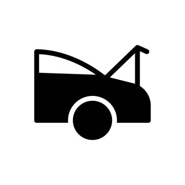 Şeffaf bir arkaplanda araba onarım vektör çizimi. Konsept ve grafik tasarım simgeleri için kaliteli semboller..