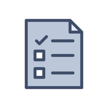 Şeffaf bir arkaplan üzerindeki vektör illüstrasyonunu listele. Konsept ve grafik tasarım için kaliteli simgeler..