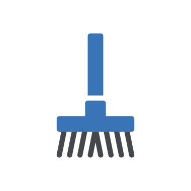 Şeffaf bir arkaplan üzerinde fırça vektör illüstrasyonu. Konsept ve grafik tasarımı için kaliteli semboller..