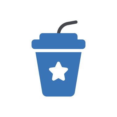 Şeffaf bir arkaplanda kahve vektörü çizimi. Konsept ve grafik tasarım simgeleri için kaliteli semboller.. 