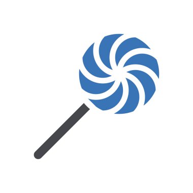 Şeffaf bir arkaplan üzerinde lolipop vektör illüstrasyonu. Konsept ve grafik tasarımı için mükemmel kalite semboller.. 