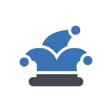 Şeffaf bir arkaplan üzerinde joker vektör illüstrasyonu. Konsept ve grafik tasarımı için mükemmel kalite sembolleri.. 