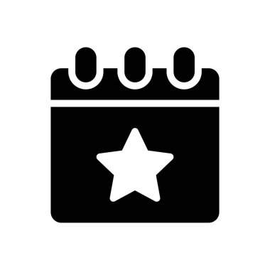 Şeffaf bir arkaplan üzerinde takvim vektör illüstrasyonu. Konsept ve grafik tasarım için mükemmel kalite sembolleri.. 