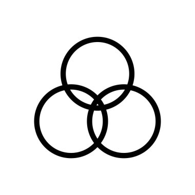 Şeffaf bir arkaplanda halka vektör çizimi. Konsept ve grafik tasarım simgeleri için kaliteli semboller.. 