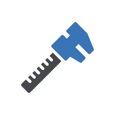 spanner vector illustration on a transparent background.Premium quality symbols.Glyphs icon for concept and graphic design. 