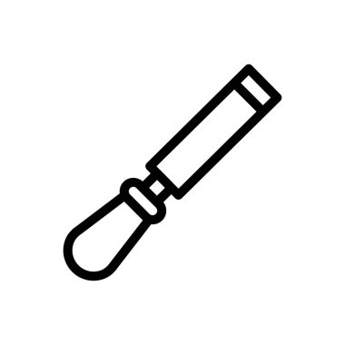 Şeffaf bir arkaplan üzerinde dosya vektör illüstrasyonu. Konsept ve grafik tasarımı için ince çizgi simgesi.. 