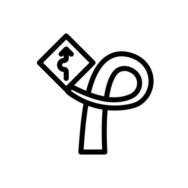 Рисунок Дорожного Вектора Прозрачном Фоне Символы Высокого Качества Тонкая Линия — стоковый вектор