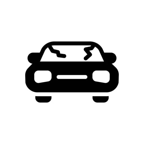 Auto Schaden Vektor Illustration Auf Einem Transparenten Hintergrund Premium Qualität — Stockvektor