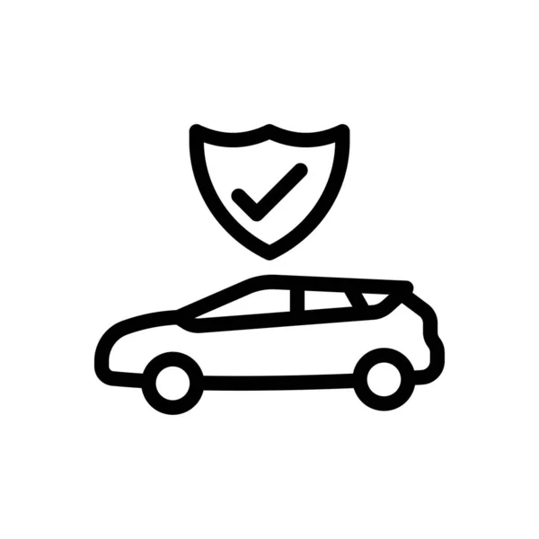 Auto Vektor Illustration Auf Einem Transparenten Hintergrund Premium Qualität Symbole — Stockvektor